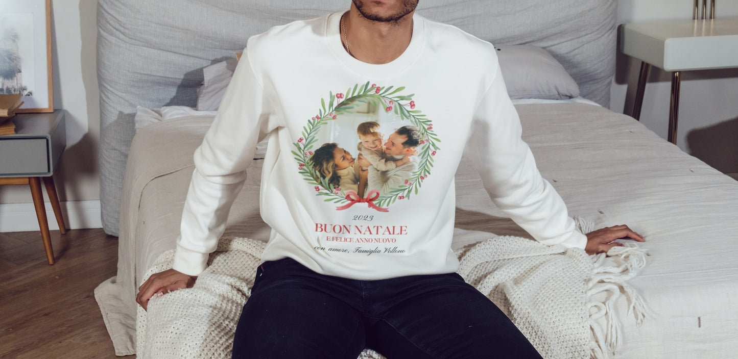 Felpa Natale Personalizzabile