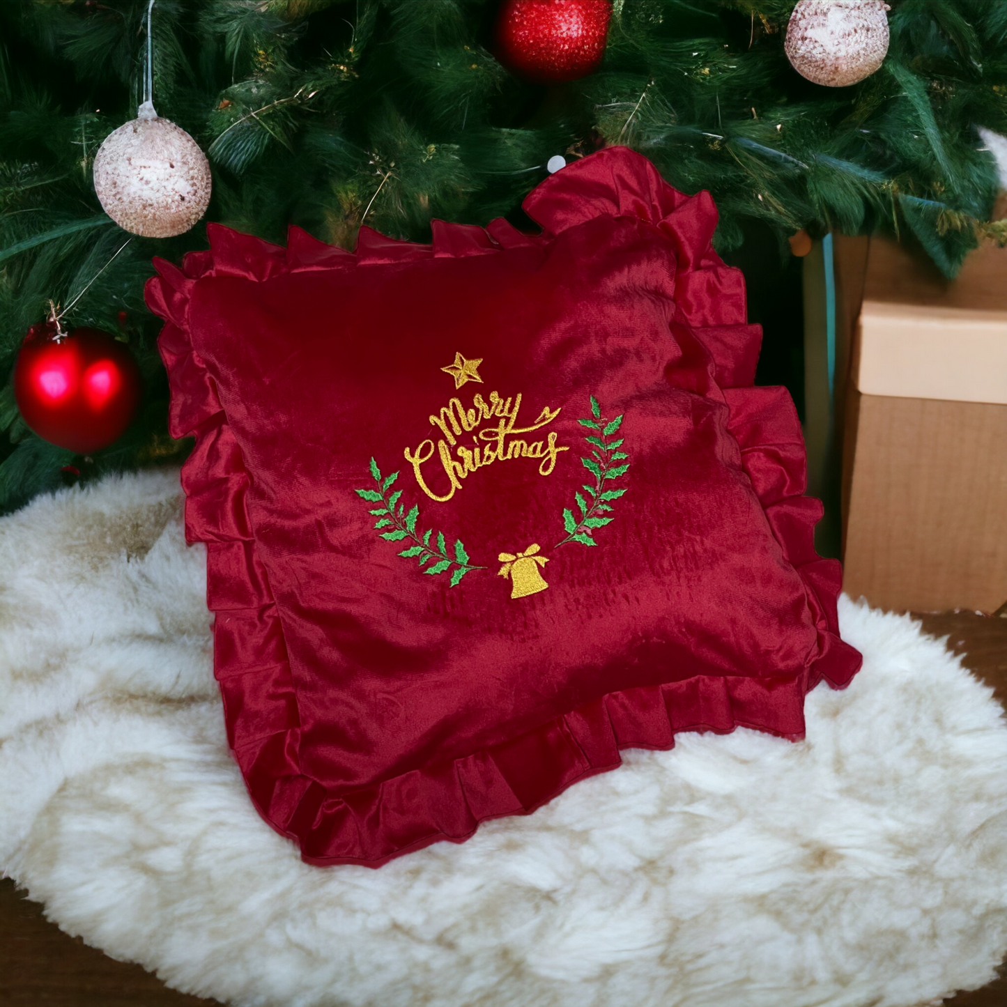 Cuscino Natale Personalizzabile con Nome