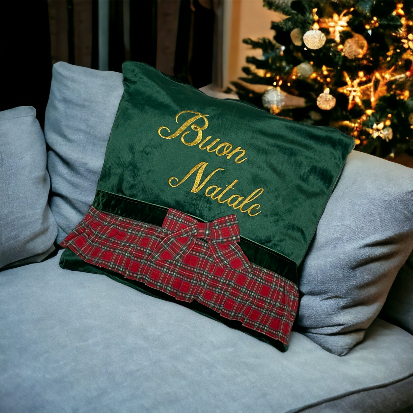 Cuscino Natale Personalizzabile con Nome