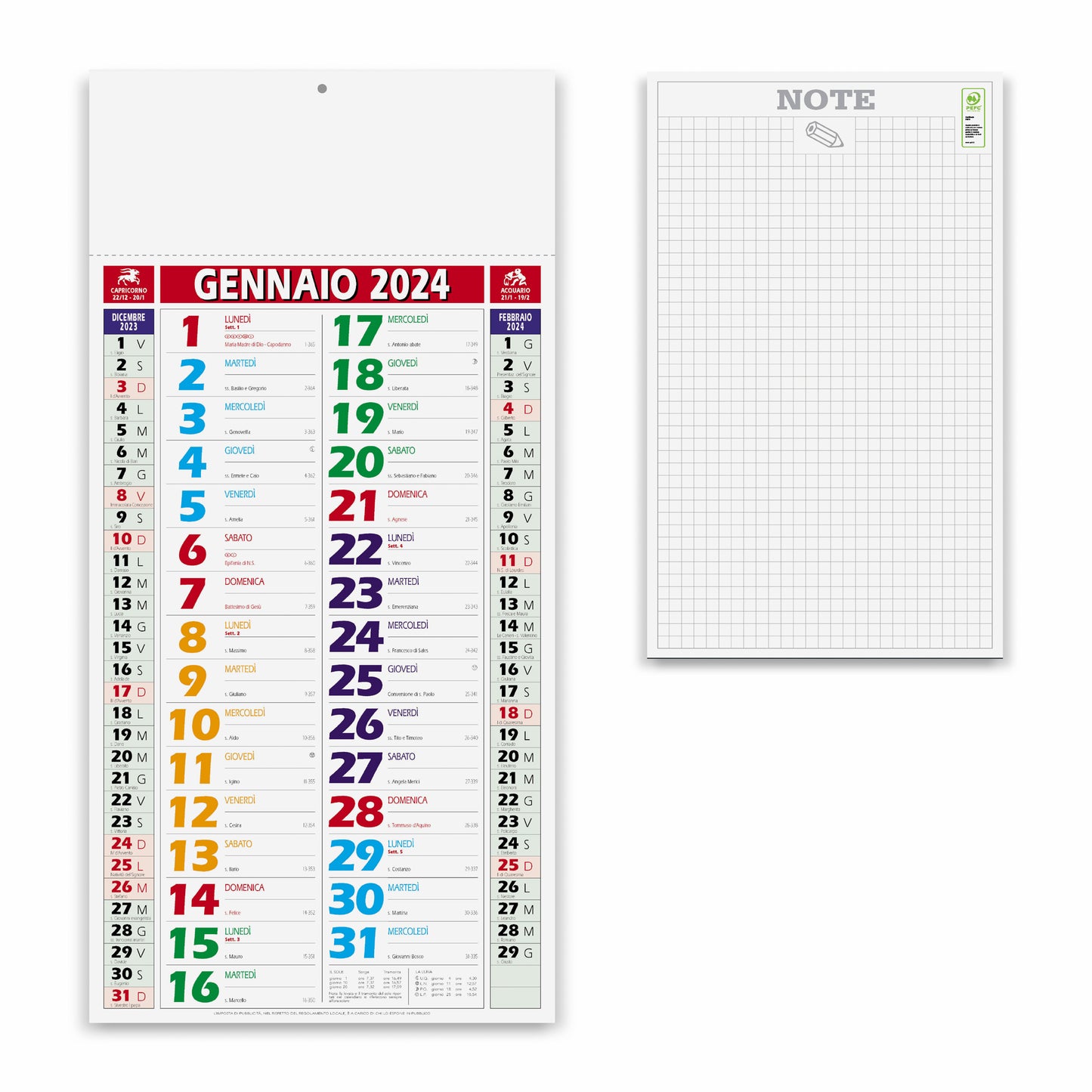 Calendario Olandese Personalizzabile BUNDLE 100 PEZZI