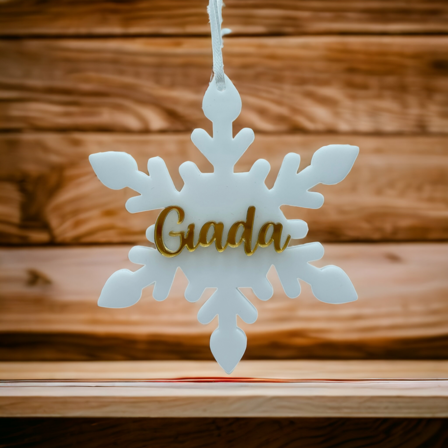 Decorazioni in Plexiglass per Albero di Natale Personalizzabili