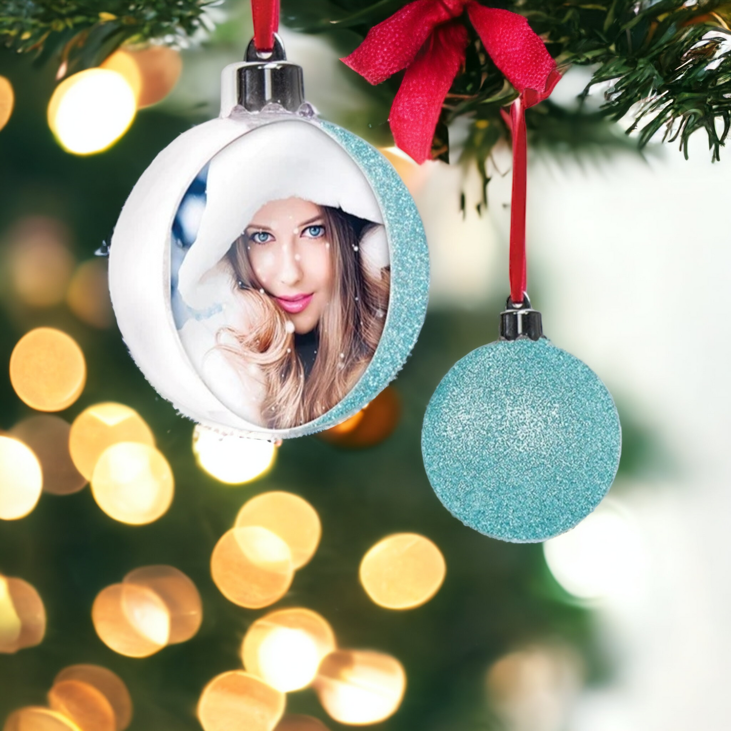 Pallina Natale Personalizzabile con Foto